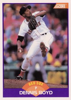 #238 Dennis Boyd - Boston Red Sox - 1989 Score Baseball