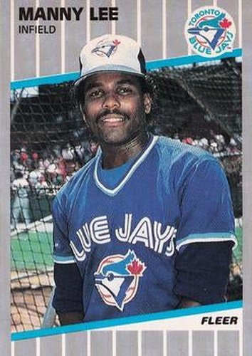 #238 Manny Lee - Toronto Blue Jays - 1989 Fleer Baseball