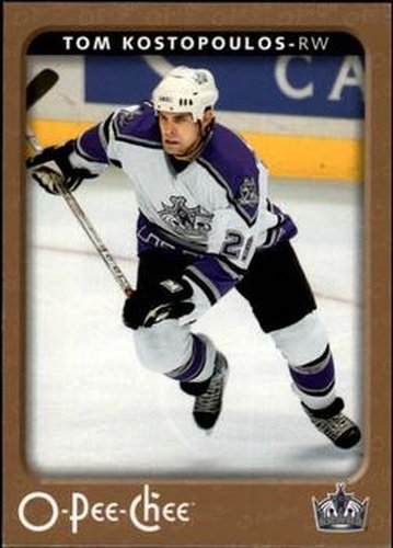 #238 Tom Kostopoulos - Los Angeles Kings - 2006-07 O-Pee-Chee Hockey