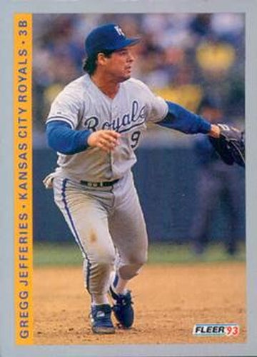 #238 Gregg Jefferies - Kansas City Royals - 1993 Fleer Baseball