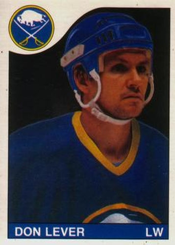 #238 Don Lever - Buffalo Sabres - 1985-86 O-Pee-Chee Hockey