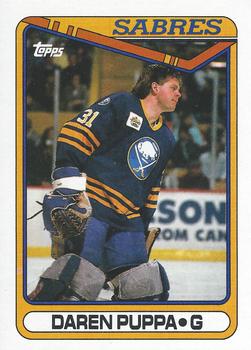 #238 Daren Puppa - Buffalo Sabres - 1990-91 Topps Hockey