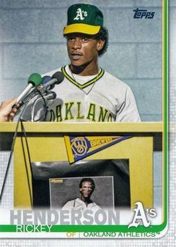 #238c Rickey Henderson - Oakland Athletics - 2019 Topps Baseball