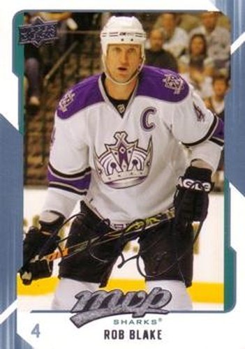 #239 Rob Blake - San Jose Sharks - 2008-09 Upper Deck MVP Hockey