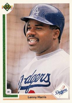 #239 Lenny Harris - Los Angeles Dodgers - 1991 Upper Deck Baseball
