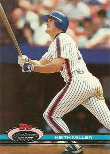 #239 Keith Miller - New York Mets - 1991 Stadium Club Baseball