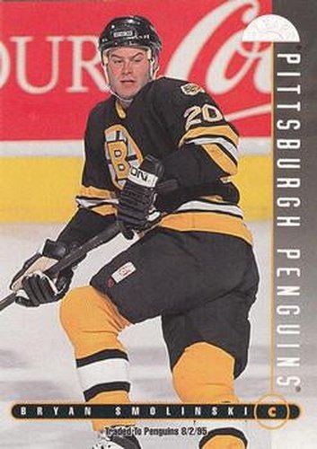 #239 Bryan Smolinski - Pittsburgh Penguins - 1995-96 Leaf Hockey