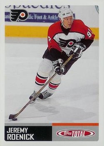 #239 Jeremy Roenick - Philadelphia Flyers - 2002-03 Topps Total Hockey