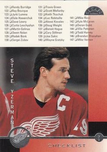 #239 Steve Yzerman - Detroit Red Wings - 1996-97 Leaf Hockey