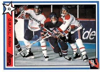 #239 QMJHL Action - 1990-91 7th Inning Sketch QMJHL Hockey