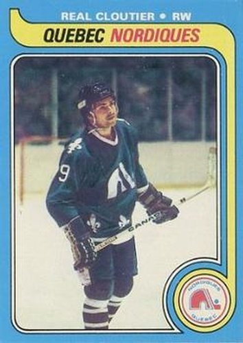 #239 Real Cloutier - Quebec Nordiques - 1979-80 O-Pee-Chee Hockey