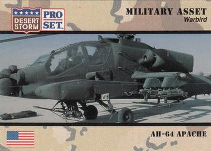 #239 AH-64 Apache - 1991 Pro Set Desert Storm