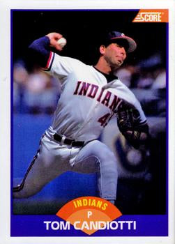 #239 Tom Candiotti - Cleveland Indians - 1989 Score Baseball