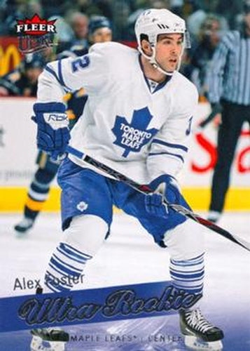 #239 Alex Foster - Toronto Maple Leafs - 2008-09 Ultra Hockey