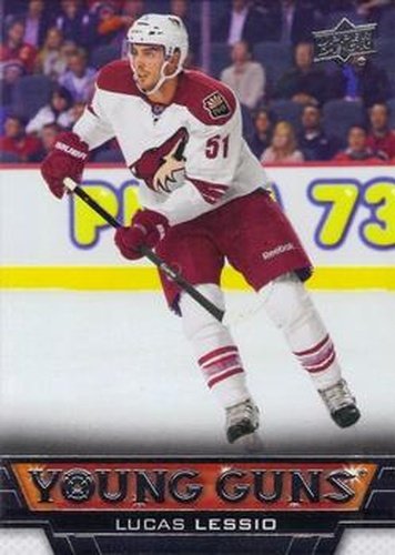 #239 Lucas Lessio - Phoenix Coyotes - 2013-14 Upper Deck Hockey