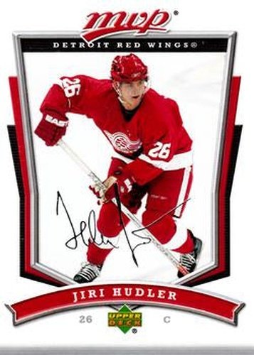 #239 Jiri Hudler - Detroit Red Wings - 2007-08 Upper Deck MVP Hockey