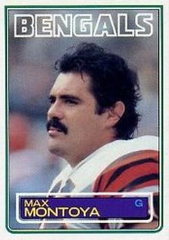 #239 Max Montoya - Cincinnati Bengals - 1983 Topps Football