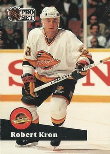 #239 Robert Kron - 1991-92 Pro Set Hockey