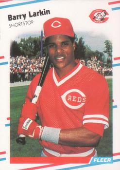 #239 Barry Larkin - Cincinnati Reds - 1988 Fleer Baseball