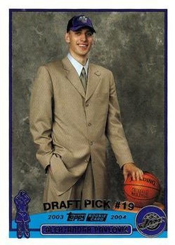 #239 Aleksandar Pavlovic - Utah Jazz - 2003-04 Topps Basketball