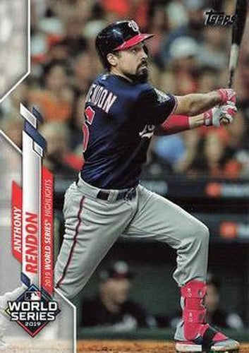 #239 Anthony Rendon - Washington Nationals - 2020 Topps Baseball