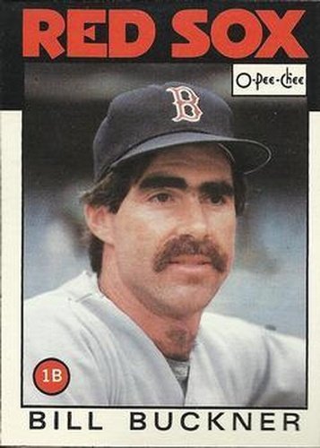 #239 Bill Buckner - Boston Red Sox - 1986 O-Pee-Chee Baseball