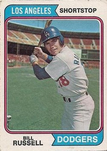 #239 Bill Russell - Los Angeles Dodgers - 1974 Topps Baseball