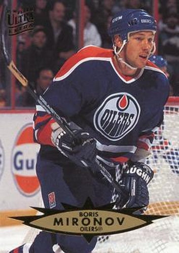 #239 Boris Mironov - Edmonton Oilers - 1995-96 Ultra Hockey