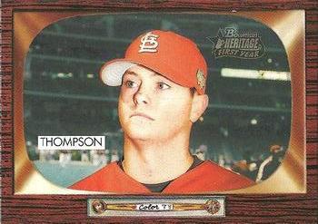 #239 Brad Thompson - St. Louis Cardinals - 2004 Bowman Heritage Baseball