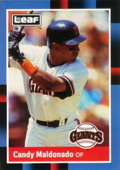 #239 Candy Maldonado - San Francisco Giants - 1988 Leaf Baseball