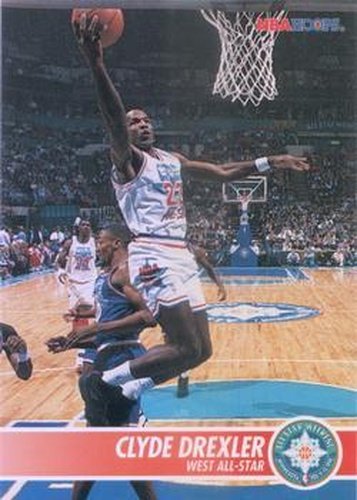 #239 Clyde Drexler - Portland Trail Blazers - 1994-95 Hoops Basketball
