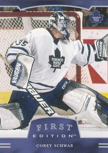 #239 Corey Schwab - Toronto Maple Leafs - 2002-03 Be a Player First Edition Hockey