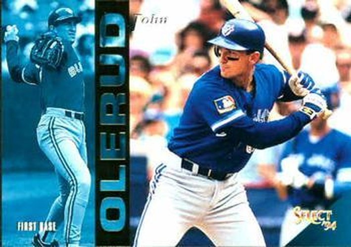#239 John Olerud - Toronto Blue Jays - 1994 Select Baseball