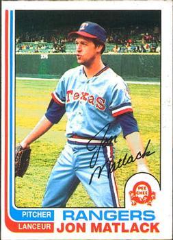 #239 Jon Matlack - Texas Rangers - 1982 O-Pee-Chee Baseball