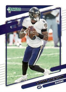 #239 Lamar Jackson - Baltimore Ravens - 2021 Donruss Football