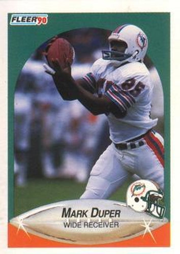 #239 Mark Duper - Miami Dolphins - 1990 Fleer Football