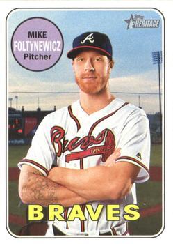 #239 Mike Foltynewicz - Atlanta Braves - 2018 Topps Heritage Baseball
