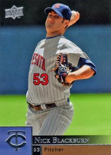 #239 Nick Blackburn - Minnesota Twins - 2009 Upper Deck Baseball