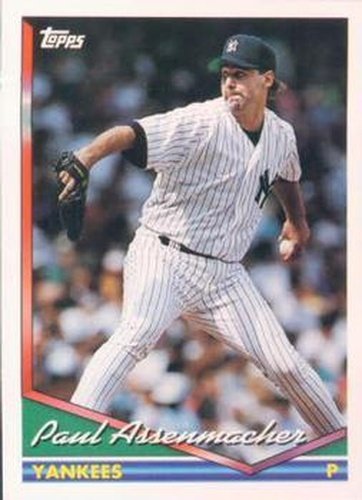 #239 Paulsenmacher - New York Yankees - 1994 Topps Baseball