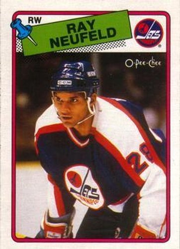 #239 Ray Neufeld - Winnipeg Jets - 1988-89 O-Pee-Chee Hockey