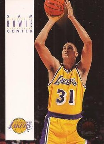 #239 Sam Bowie - Los Angeles Lakers - 1993-94 SkyBox Premium Basketball
