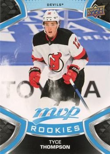 #239 Tyce Thompson - New Jersey Devils - 2021-22 Upper Deck MVP Hockey
