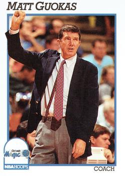 #239 Matt Guokas - Orlando Magic - 1991-92 Hoops Basketball