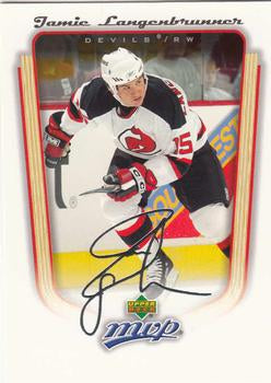 #239 Jamie Langenbrunner - New Jersey Devils - 2005-06 Upper Deck MVP Hockey