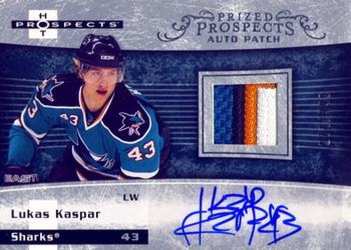 #239 Lukas Kaspar - San Jose Sharks - 2007-08 Fleer Hot Prospects Hockey