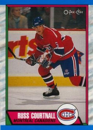 #239 Russ Courtnall - Montreal Canadiens - 1989-90 O-Pee-Chee Hockey