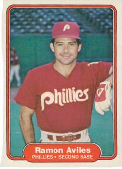 #239 Ramon Aviles - Philadelphia Phillies - 1982 Fleer Baseball