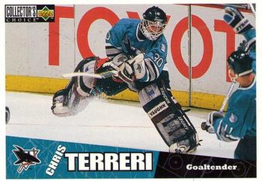 #239 Chris Terreri - San Jose Sharks - 1996-97 Collector's Choice Hockey