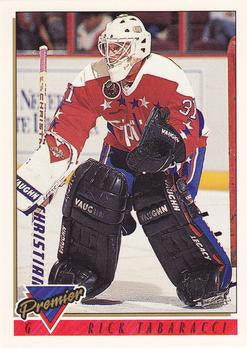 #239 Rick Tabaracci - Washington Capitals - 1993-94 Topps Premier Hockey