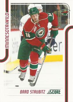 #239 Brad Staubitz - Minnesota Wild - 2011-12 Score Hockey